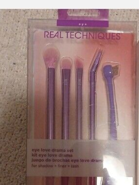 Real Techniques Purple Eye Brush Set